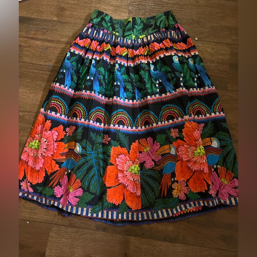 FARM Rio Nature Beauty midi dress XS - Picture 3 of 4